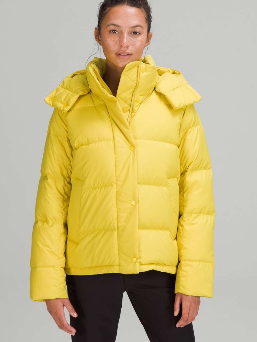 Lululemon Wunder Puff Jacket Soleil Yellow Sz 10